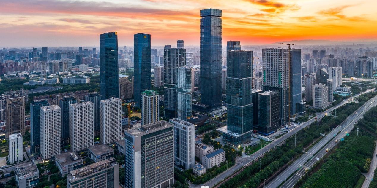 西安俯瞰图。西安市高新区供图